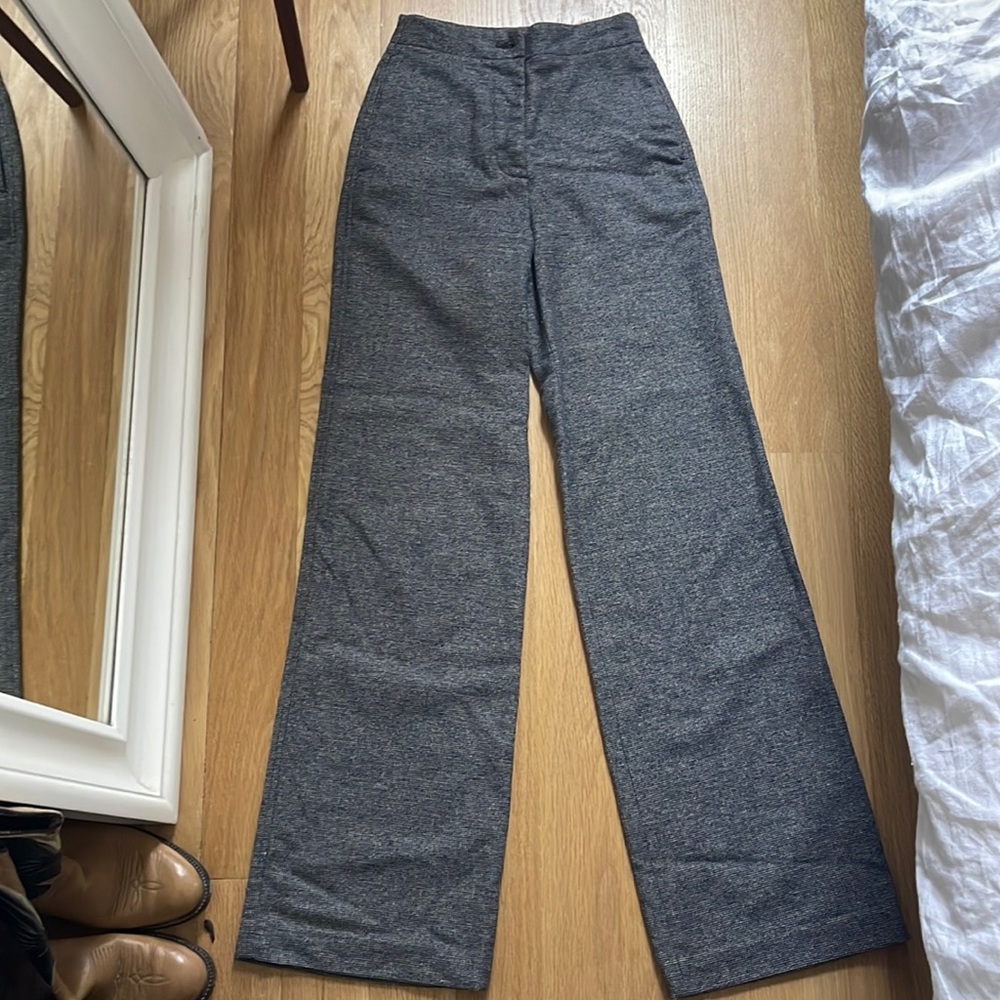 Aritzia Wilfred high waisted wool trousers